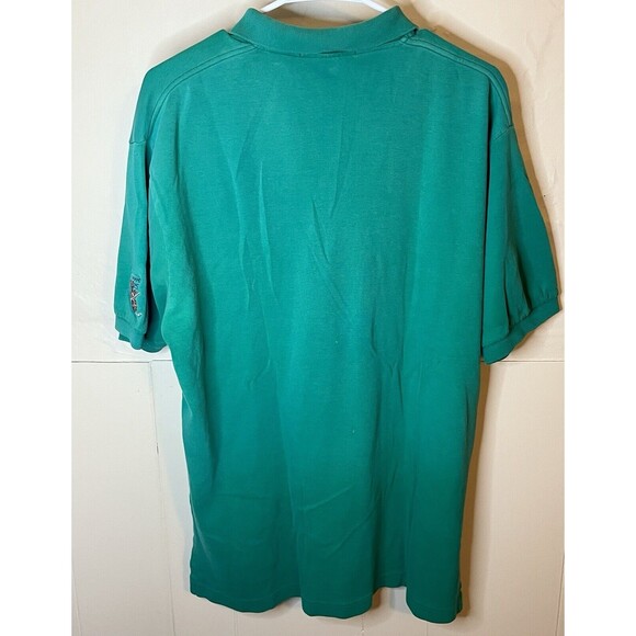 Polo Golf Ralph Lauren Men’s Large Green Short Sleeve Polo Shirt 100% Cotton - Picture 6 of 7